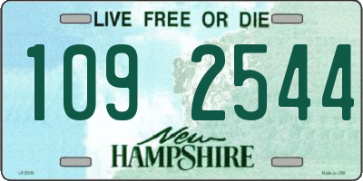 NH license plate 1092544