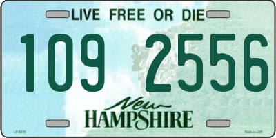NH license plate 1092556