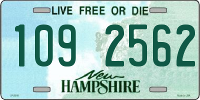 NH license plate 1092562