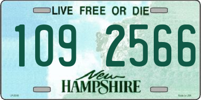 NH license plate 1092566