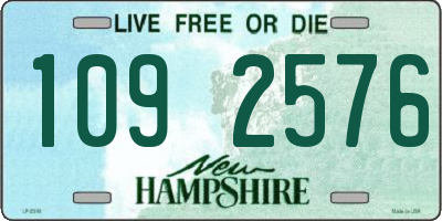 NH license plate 1092576