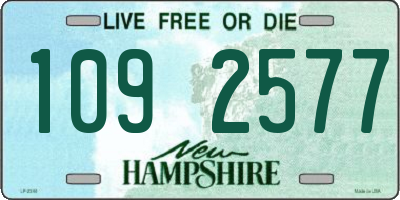 NH license plate 1092577