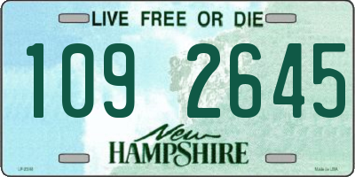 NH license plate 1092645
