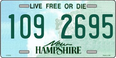 NH license plate 1092695