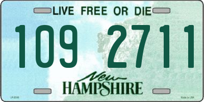 NH license plate 1092711