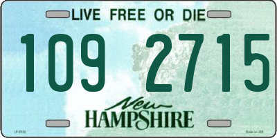 NH license plate 1092715