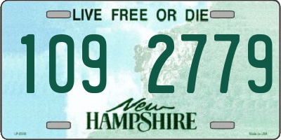 NH license plate 1092779