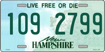NH license plate 1092799