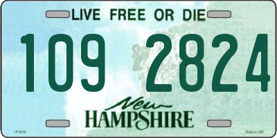 NH license plate 1092824