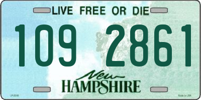 NH license plate 1092861