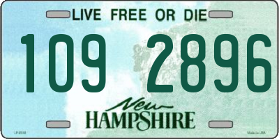 NH license plate 1092896