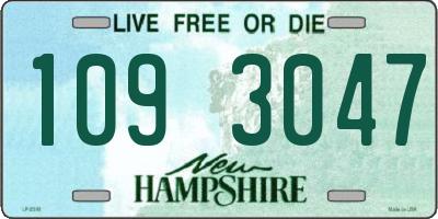 NH license plate 1093047