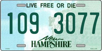 NH license plate 1093077