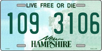 NH license plate 1093106