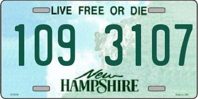 NH license plate 1093107