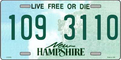 NH license plate 1093110
