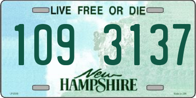 NH license plate 1093137