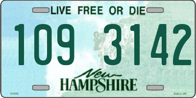 NH license plate 1093142
