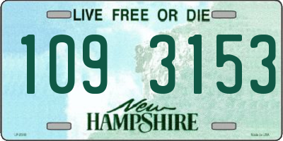 NH license plate 1093153