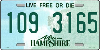 NH license plate 1093165