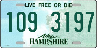 NH license plate 1093197