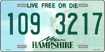 NH license plate 1093217