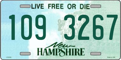 NH license plate 1093267
