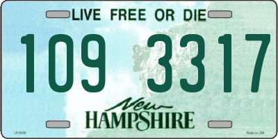 NH license plate 1093317