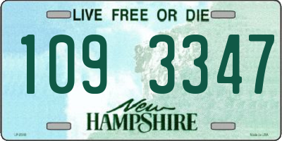 NH license plate 1093347