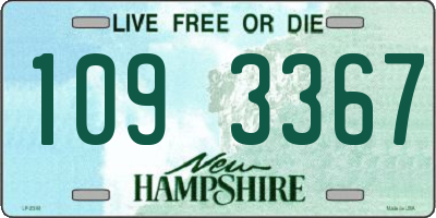 NH license plate 1093367