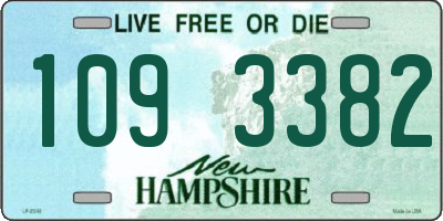 NH license plate 1093382