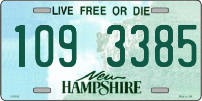 NH license plate 1093385