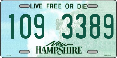 NH license plate 1093389