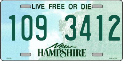 NH license plate 1093412