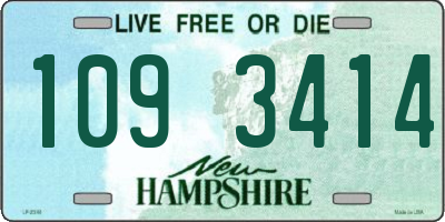 NH license plate 1093414