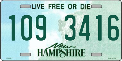 NH license plate 1093416