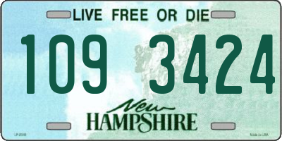 NH license plate 1093424