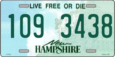 NH license plate 1093438