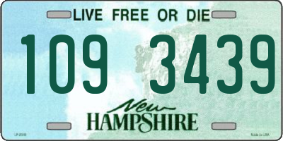 NH license plate 1093439