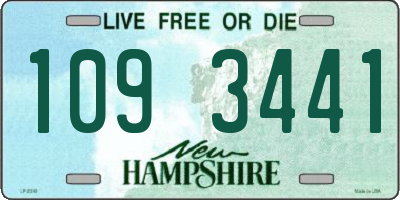 NH license plate 1093441