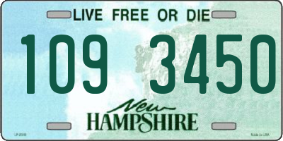 NH license plate 1093450