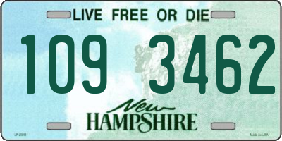 NH license plate 1093462