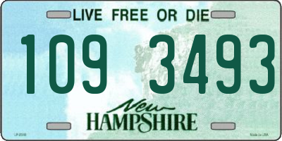 NH license plate 1093493