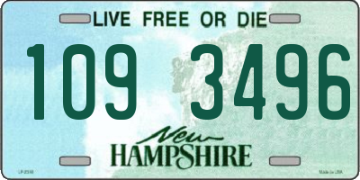 NH license plate 1093496