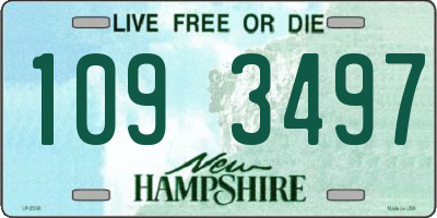 NH license plate 1093497