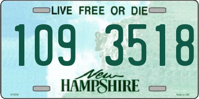 NH license plate 1093518