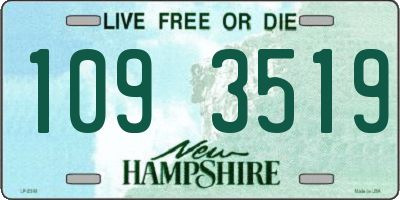 NH license plate 1093519