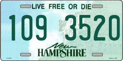 NH license plate 1093520