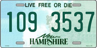NH license plate 1093537