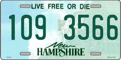 NH license plate 1093566